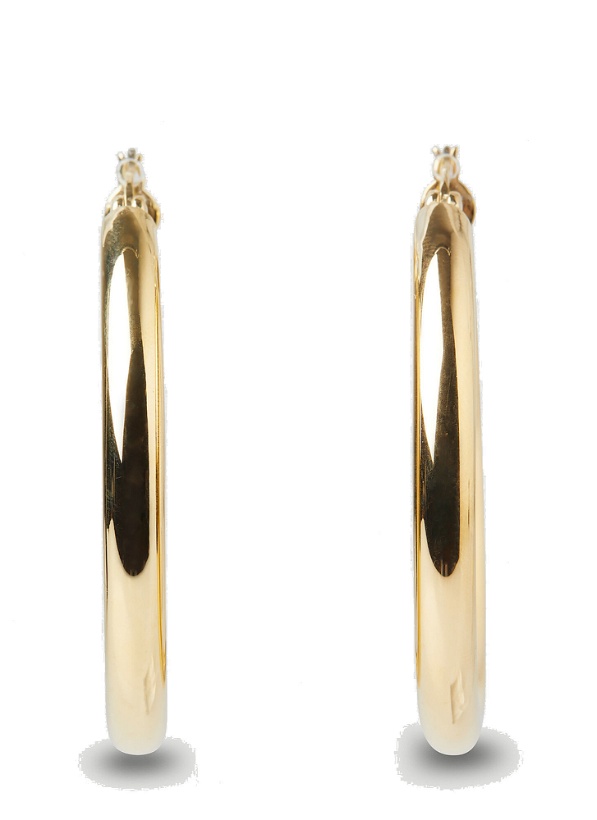 Photo: Classic Thick XL Hoop Earrings in Gold