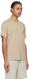 BOSS Beige Embroidered T-Shirt