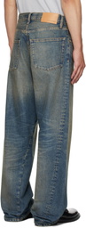 Sunflower Blue Wide Twist Jeans