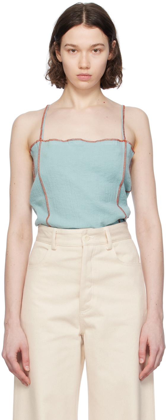 Baserange Blue Shok Tank Top Baserange