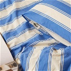 Tekla Fabrics Pillow Case in Blue Mattress Stripe