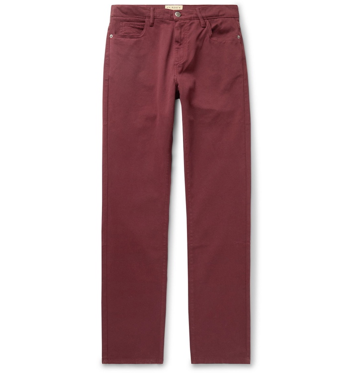 Photo: James Purdey & Sons - Stretch-Denim Jeans - Burgundy