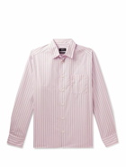 A.P.C. - Malo Striped Cotton-Poplin Shirt - Pink