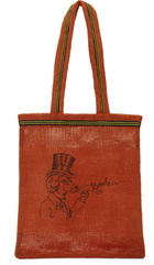 Bode Orange Netting Tote
