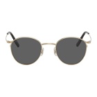 Eyevan 7285 Gold Quincy Sunglasses