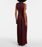 Ulla Johnson Tasneem satin plissé gown