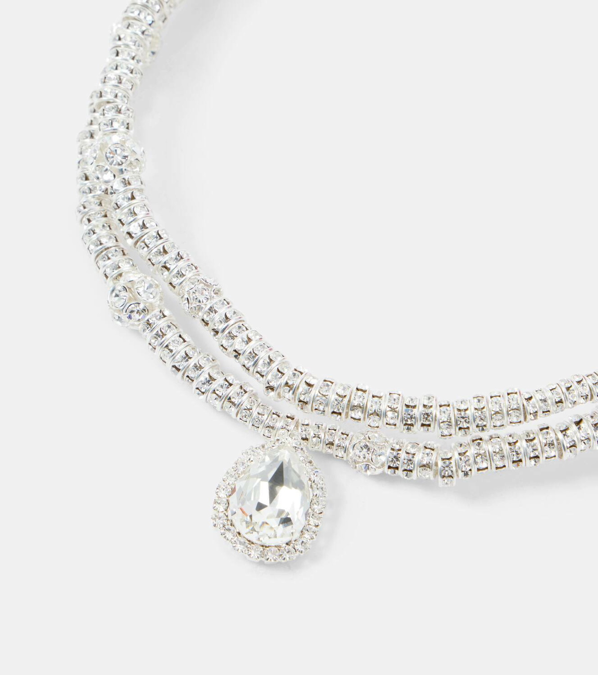 Magda Butrym Floral-appliqué embellished necklace