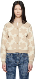 Kenzo Beige Kenzo Paris Hana Dots Cardigan