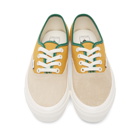 Vans Yellow and Beige OG Authentic LX Sneakers