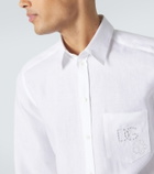 Dolce&Gabbana Embroidered linen shirt