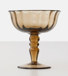 Bitossi Diseguale set of 6 champagne coupe glasses