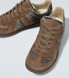 Maison Margiela - Replica suede-trimmed sneakers