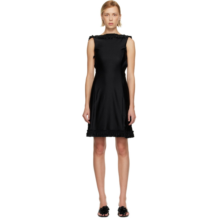 Photo: Sandy Liang Black Prim Midi Dress