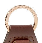 Kingsman - Deakin & Francis Leather and Rose Gold-Plated Key Fob - Rose gold