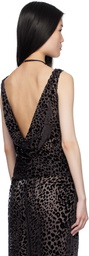 Caro Editions Black Alexa Tank Top