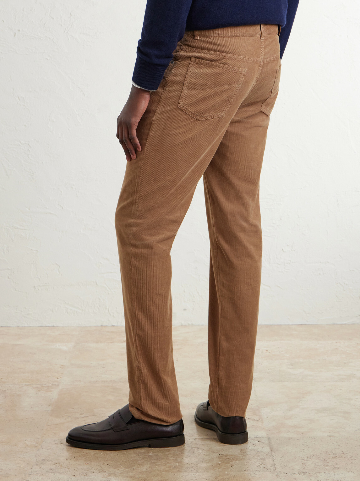Brunello Cucinelli - Straight-Leg Cotton-Corduroy Trousers - Brown