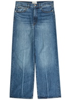 The Elder Statesman Hunter Wide-leg Jeans Blue