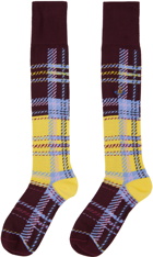 Vivienne Westwood Burgundy MacAndy Socks