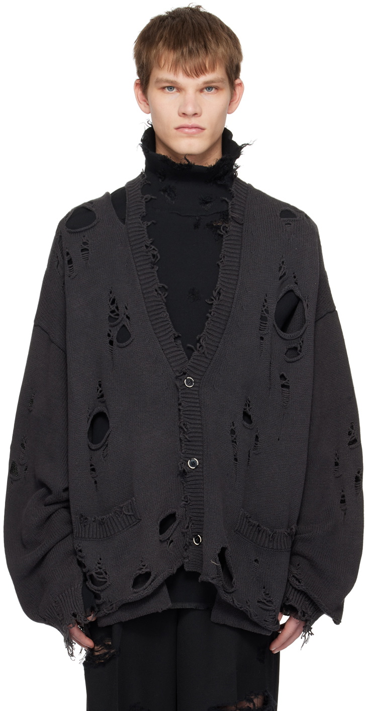 doublet DESTROYED CARDIGAN-