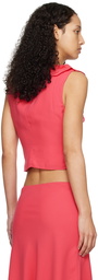 GUIZIO Pink Paloma Top