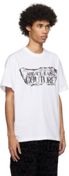 Versace Jeans Couture White Magazine T-Shirt