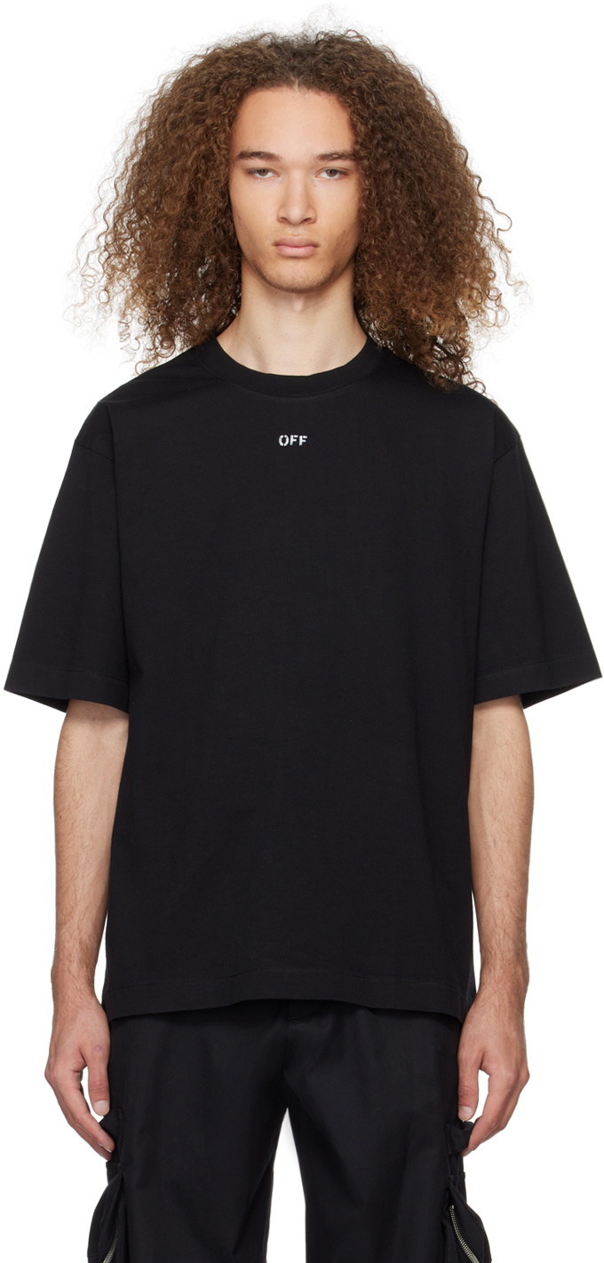 OFF-WHITE Off-Stamp Shorts Black