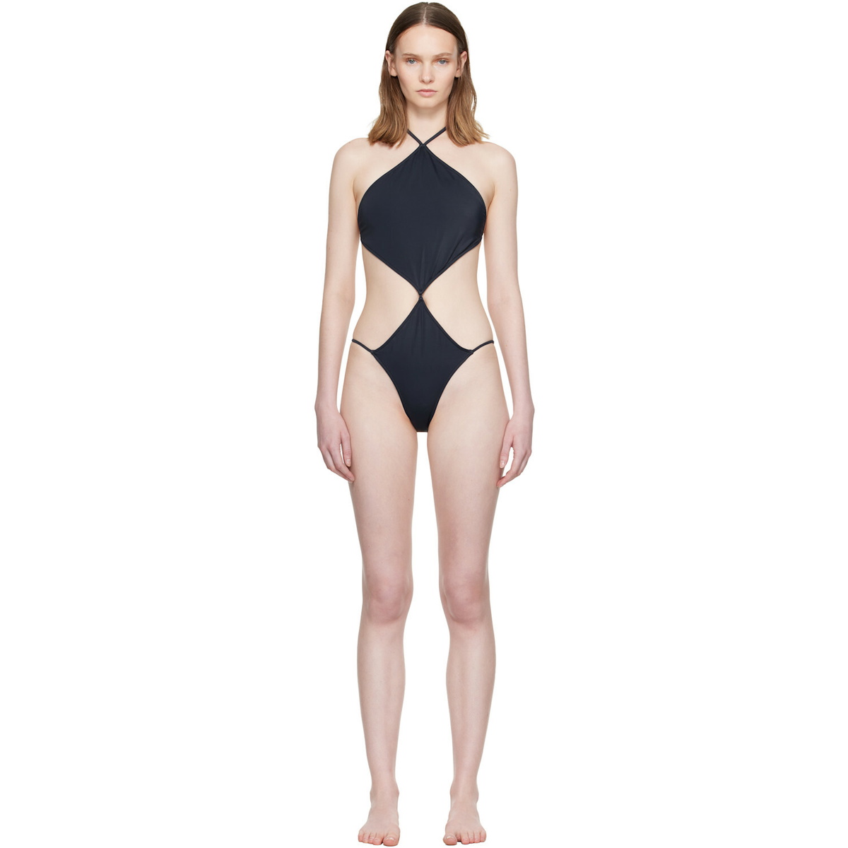 Paloma Wool Navy Parle Swimsuit