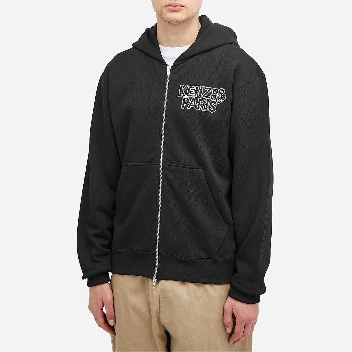 KENZO スポーツウェア Kenzo Men's Constellation Embroidered Hoodie in Black Kenzo