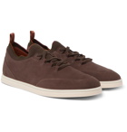 Loro Piana - Soho Walk Nubuck Sneakers - Green