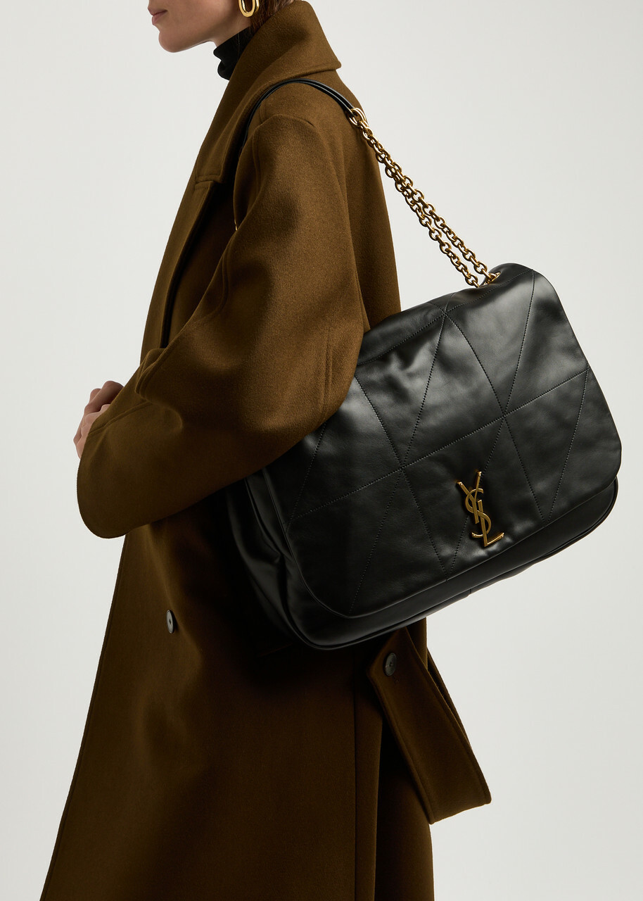 Saint Laurent Jamie 4.3 XL Leather Shoulder bag - Black