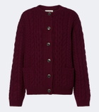 Lisa Yang Cable-knit cashmere cardigan