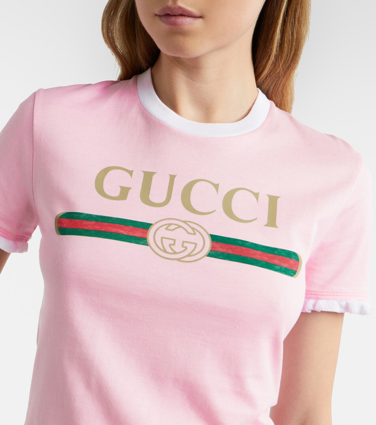 Gucci Logo cotton jersey T-shirt