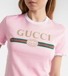 Gucci Logo cotton jersey T-shirt