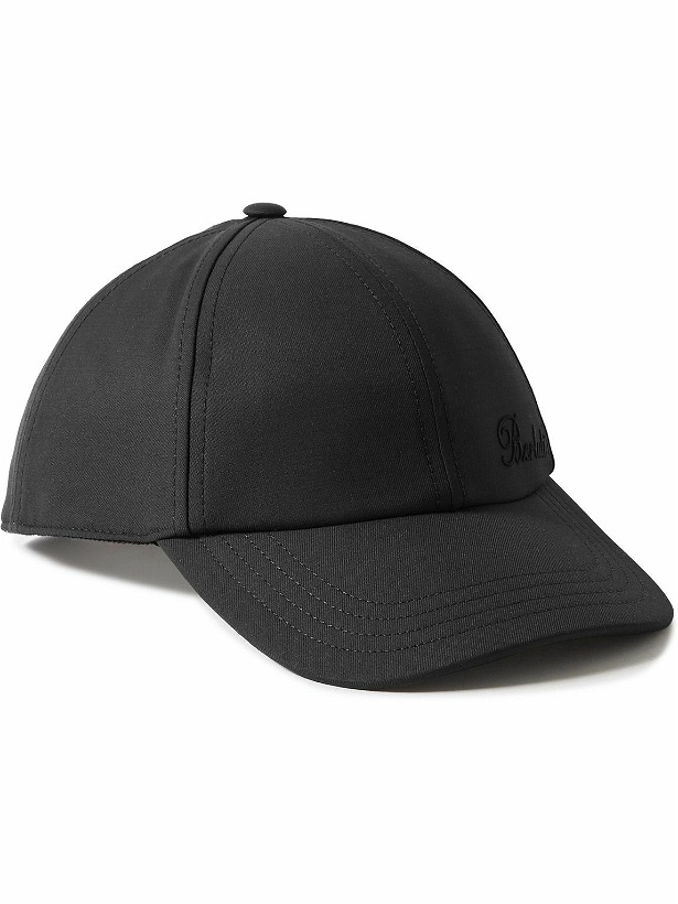 Photo: Berluti - Logo-Embroidered Wool-Blend Twill Baseball Cap - Black