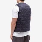 Taion Men's V-Neck Down Vest in Navy