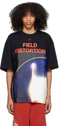 A-COLD-WALL* Black 'Field Distortion' T-Shirt