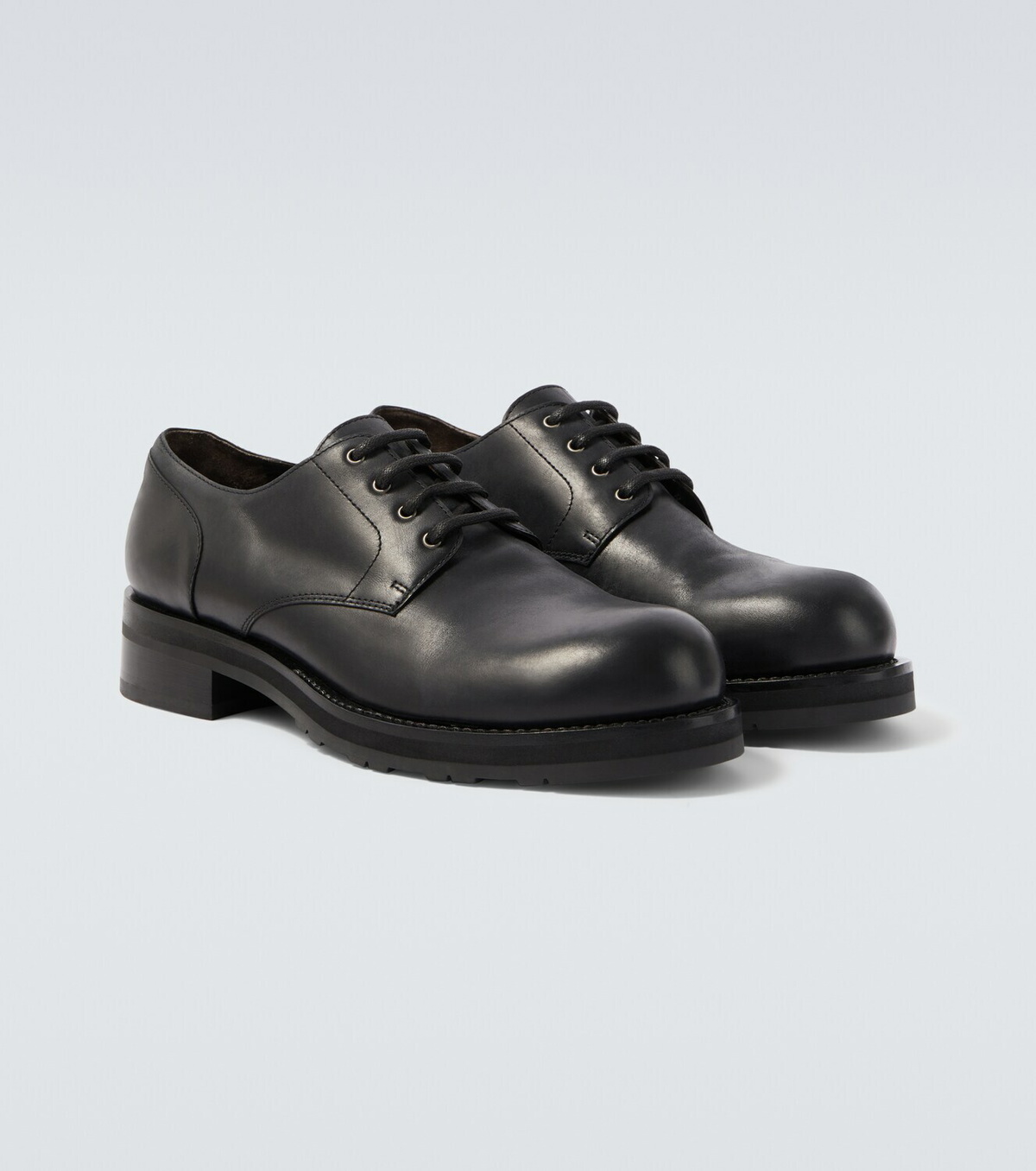 The Row Leather Derby shoes