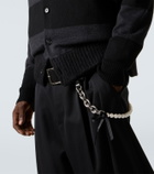 Simone Rocha Embellished leather belt