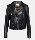 Saint Laurent - Leather biker jacket