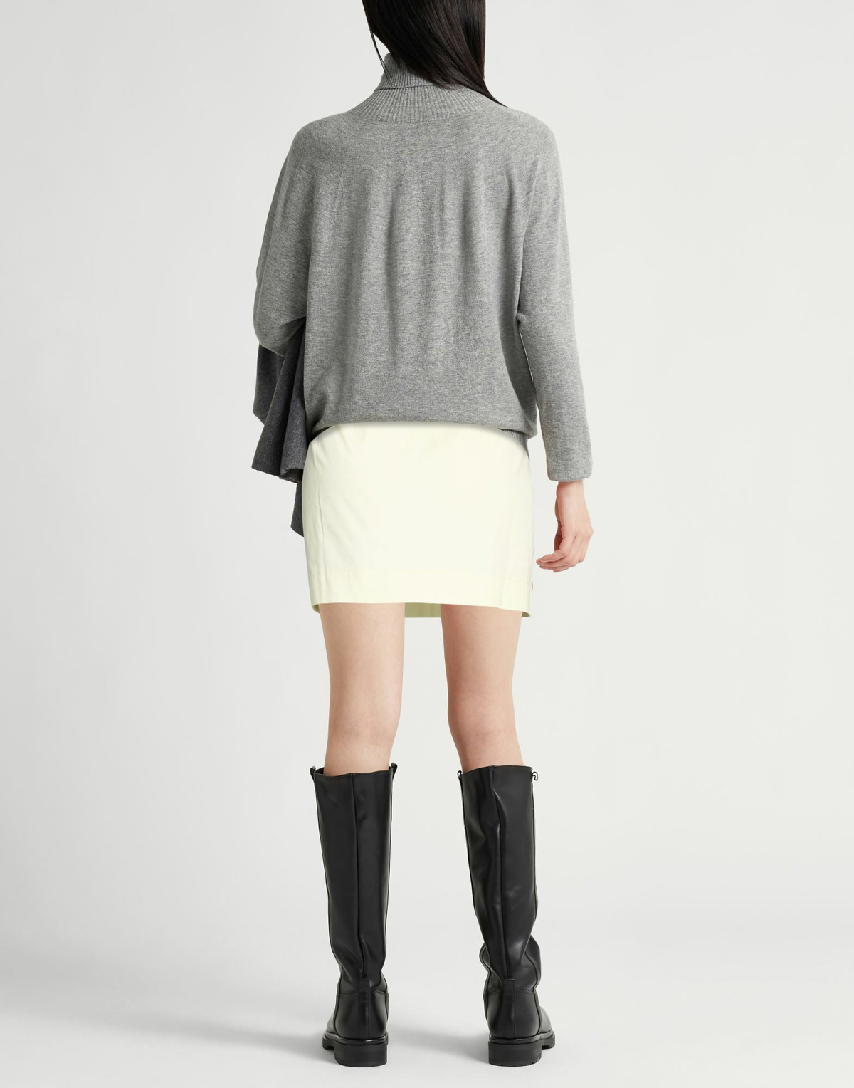 Roberto Collina Womens Mini skirt Pastel in Yellow