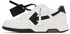 Off-White White & Black 'Out Of Office' Sneakers