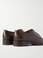 Christian Louboutin - Cortomale Leather Derby Shoes - Brown