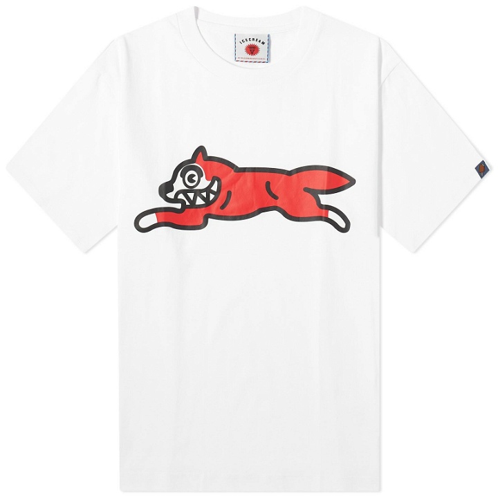 Photo: ICECREAM Men's Running Dog T-Shirt in White