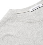 Acne Studios - Edvin Mélange Stretch-Cotton T-Shirt - Men - Gray