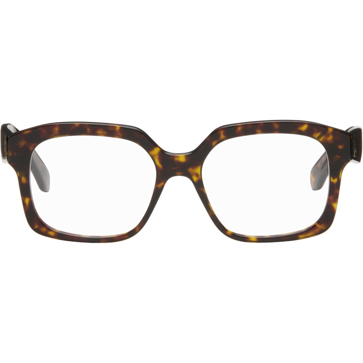Photo: LOEWE Brown Anagram Glasses