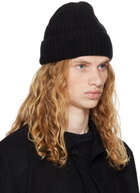 Ann Demeulemeester Black Malin Wool Beanie