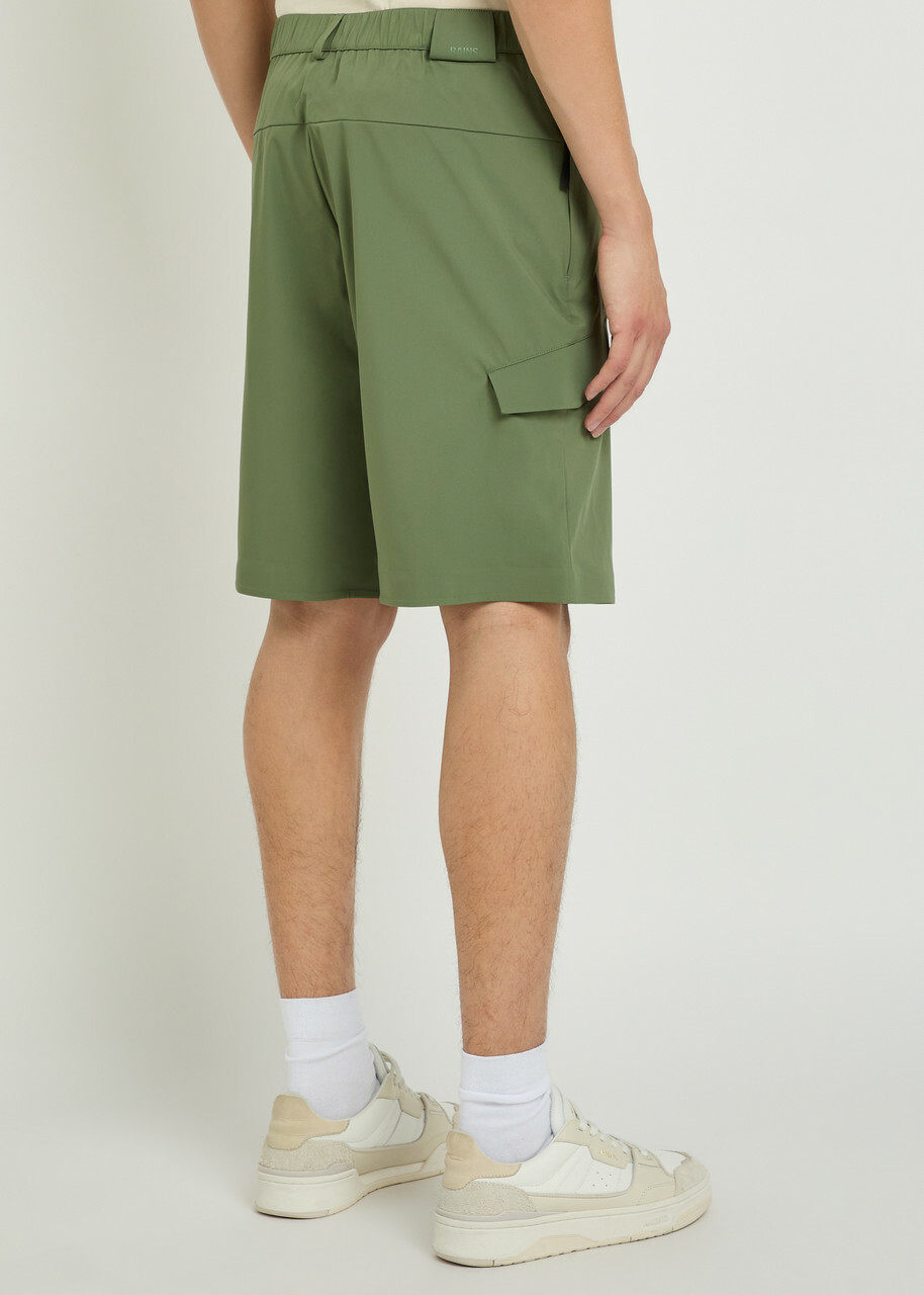 Rains Suva Hardshell Waterproof Shorts Green