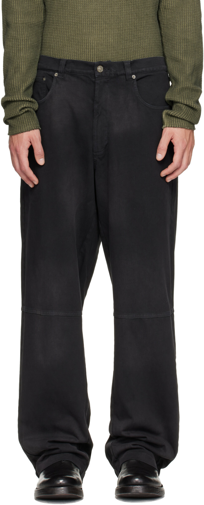 424 Black Academy Trousers