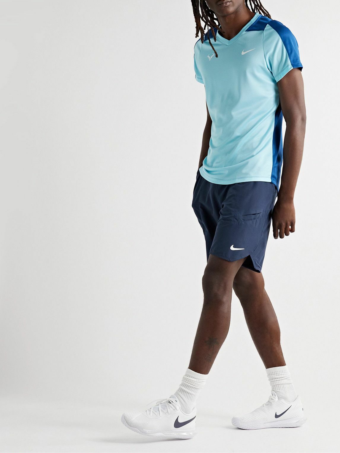 Nike Tennis NikeCourt ADV DriFIT Tennis Shorts Blue Nike Tennis