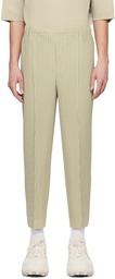 HOMME PLISSÉ ISSEY MIYAKE Taupe Compleat Trousers